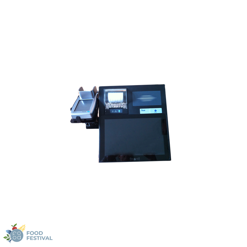 Kassetablet m. kreditkortterminal